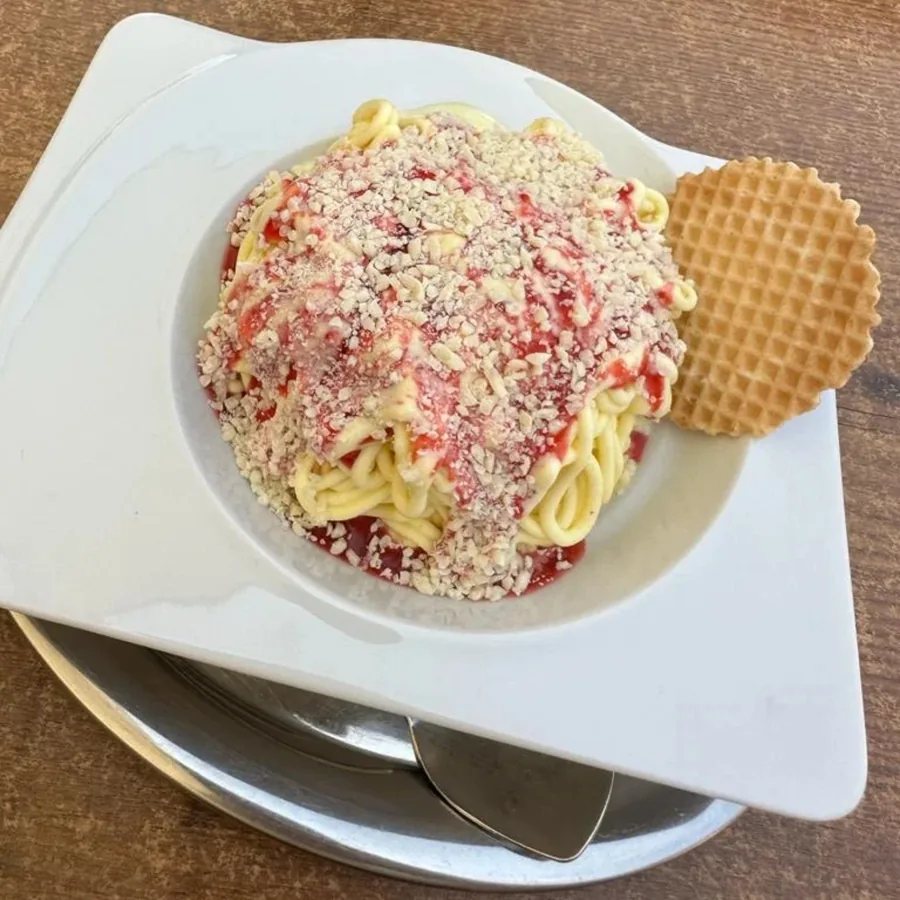 Spaghetti-Eis Klassiker