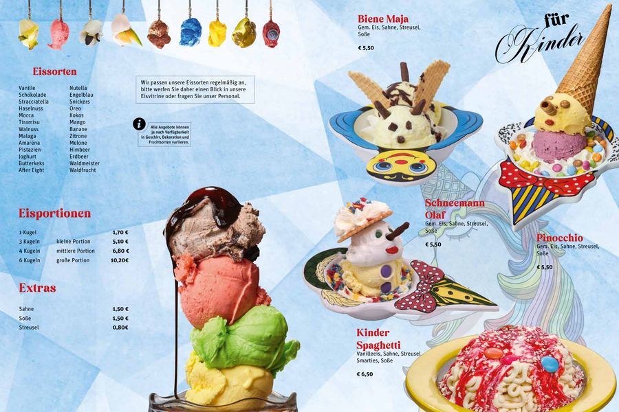 Eissorten & Für Kinder